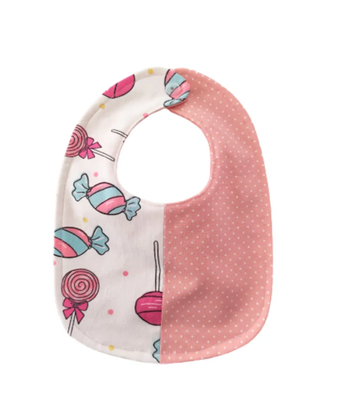 Σαλιάρα με σχέδιο ζαχαρωτά